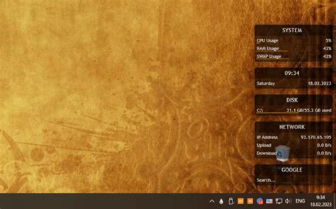  Подготовка скинов для Rainmeter