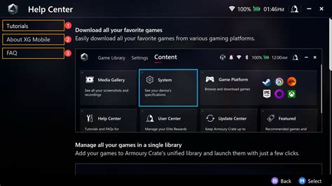  ARMOURY CRATE CONTROL INTERFACE SUPPORT 