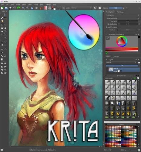  Krita: программа для цифрового рисования на Windows 10 