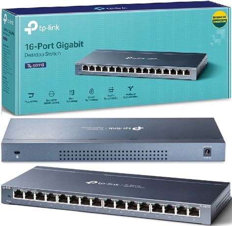 Знакомство с сетевым коммутатором TP-LINK TL-SG116