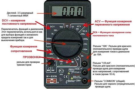 Проверка электрической компоненты с помощью мультиметра