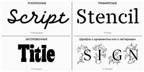Выбирайте четкий и понятный шрифт