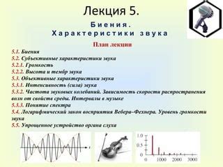 Изучение спектра звука: разбор особенностей звуковых волн