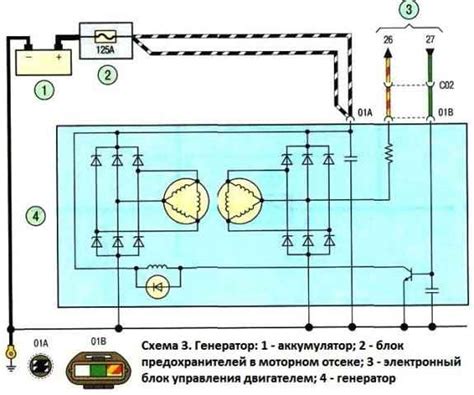 Обрыв провода между генератором и аккумулятором