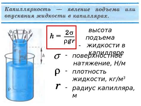 Описание жидкого состояния вещества
