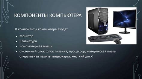 Основные компоненты информационной модели и их функции