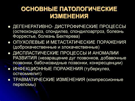 Основные патологические изменения, которые выявляет офтальмолог
