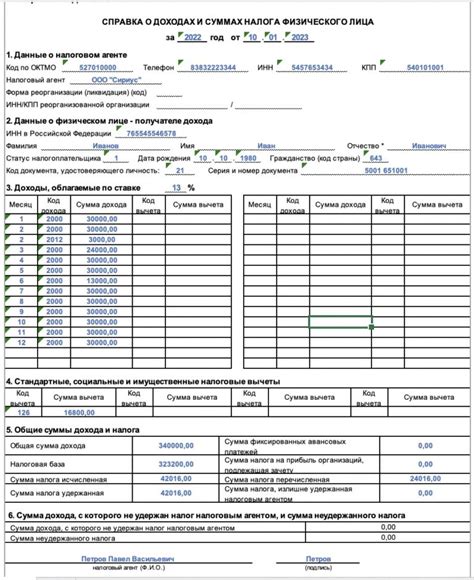 Особенности кода 3023 по отношению к другим кодам в справке 2 НДФЛ