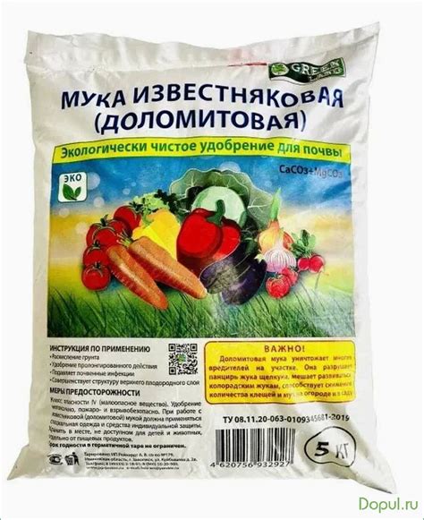 Преимущества использования доломитовой муки в озеленении и ландшафтном дизайне