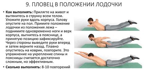 Разнообразие упражнений для улучшения работы мышц спины