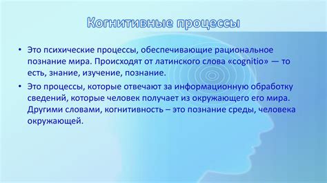  Воздействие физических действий на когнитивные процессы 