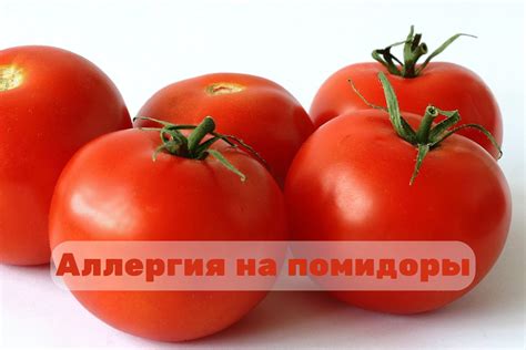 Аллергия на помидоры при язве