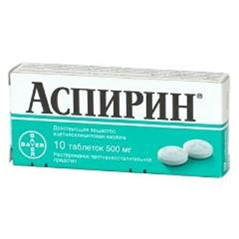 Аспирин как мощный анальгетик
