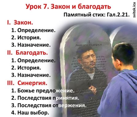 Возникновение понятия "закон и благодать"