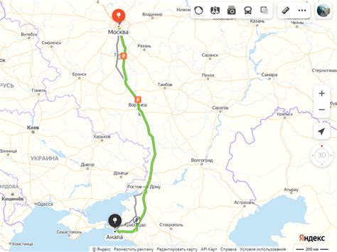 Время в пути на авиарейсах Москва-Анапа