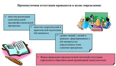 Время проведения промежуточной аттестации в колледже