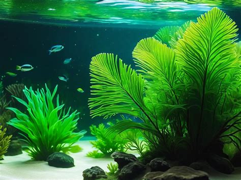Живые водоросли для аквариума