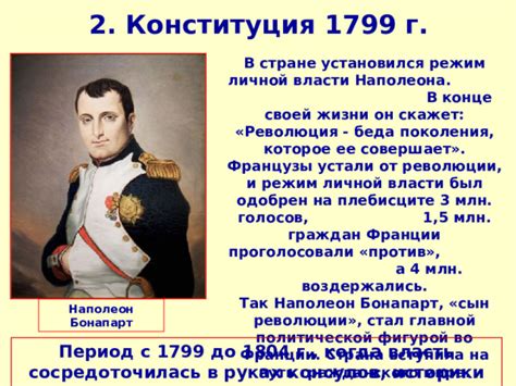Наполеон и Конституция