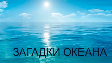 Неизведанный край: загадки океана