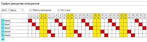 Обязательность дежурств