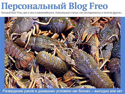 Определение видов раков для успешного разведения