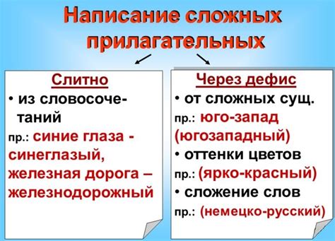 Определение дефиса и его правила использования