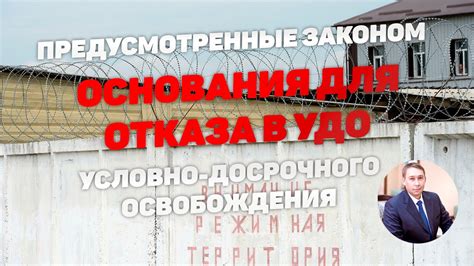 Основания для освобождения