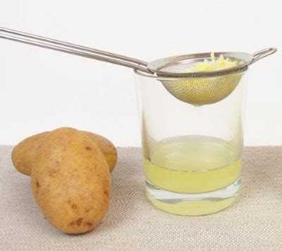 Пить картофельный сок