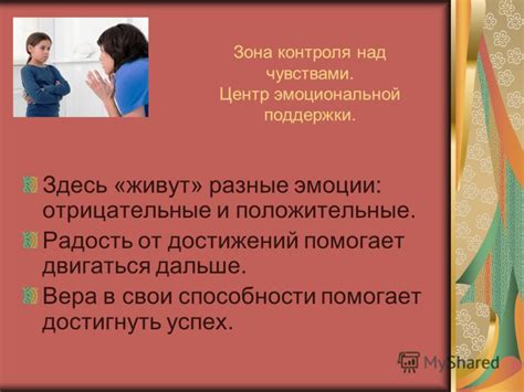 Положительные эмоции от поддержки