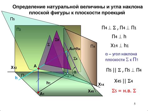 Понятие натуральной величины и ее значимость в графических проекциях