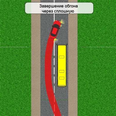Правила пересечения сплошной линии разметки