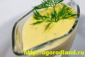 Приготовление соуса на основе сливок