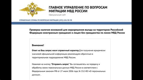 Проверка запрета на въезд в РФ: текущие правила и сроки