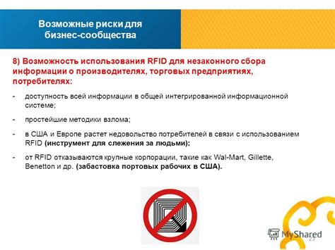 Риски незаконного использования информации