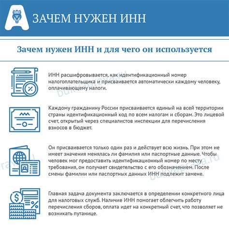 Случаи, когда ИНН не нужен
