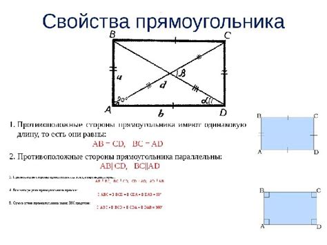 Смысл и определение биссектрисы диагонали прямоугольника