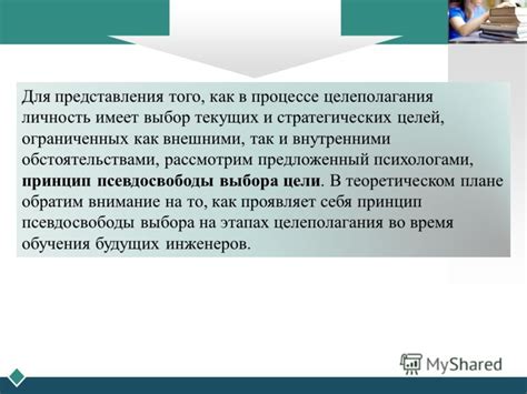 Согласование между внутренними убеждениями и внешними обстоятельствами
