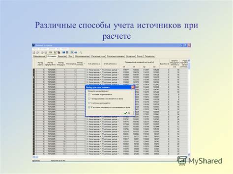 Способы учета исключений при расчете признаков