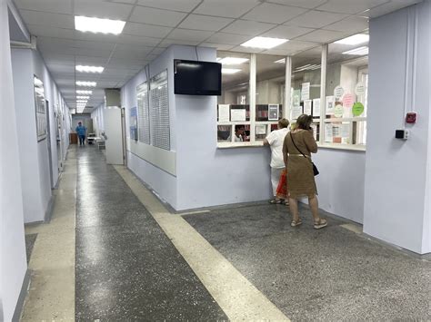 Текущее состояние ремонта в поликлинике 134