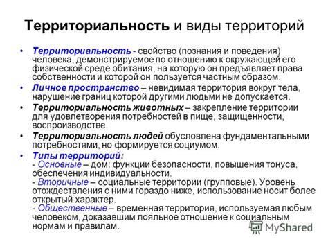 Территориальность и защита