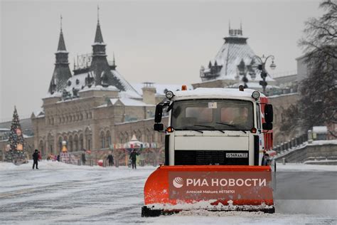 Уборка снега в Москве