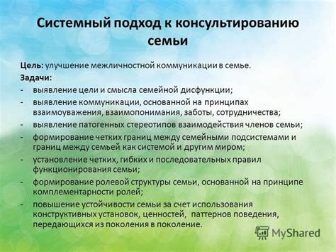 Улучшение коммуникации в семье