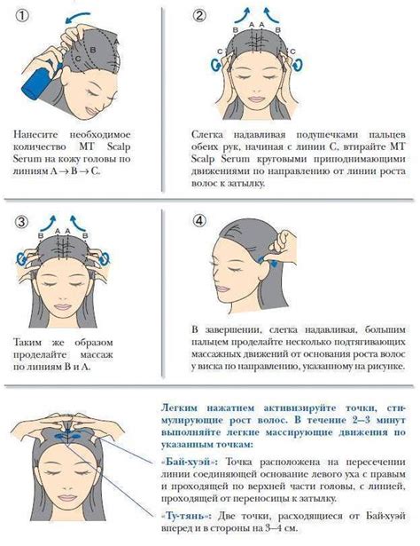 Улучшение кровообращения в коже головы