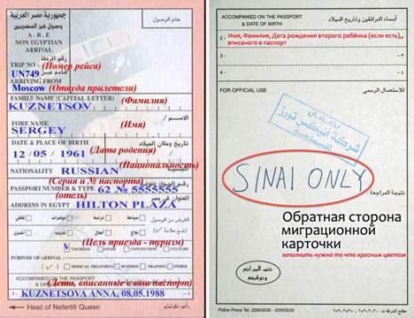 Условия получения визы в Египет для кыргызстанцев