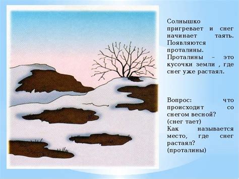 Формирование проталины