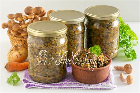 Запечатывание грибной икры для хранения