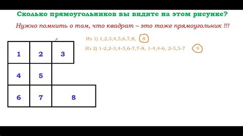 Количество прямоугольников на чертеже 2 класс
