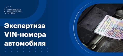 Первоначальная экспертиза вин номера