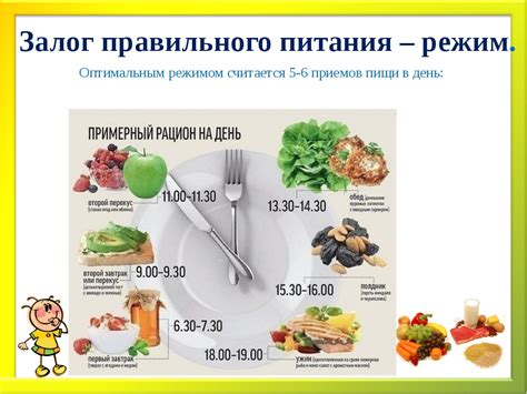 Правильный режим приема пищи