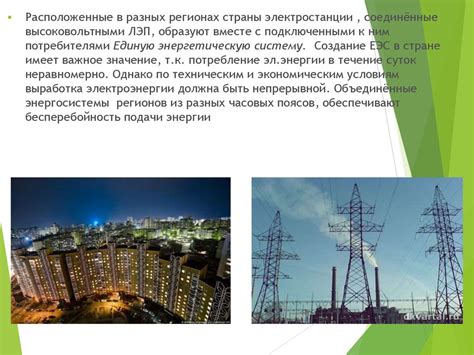 Влияние на энергосистему